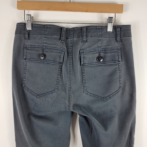 Cabi Quest High Waist Micro Ribbed Flap Pocket Skinny Pants - Picture 8 of 10